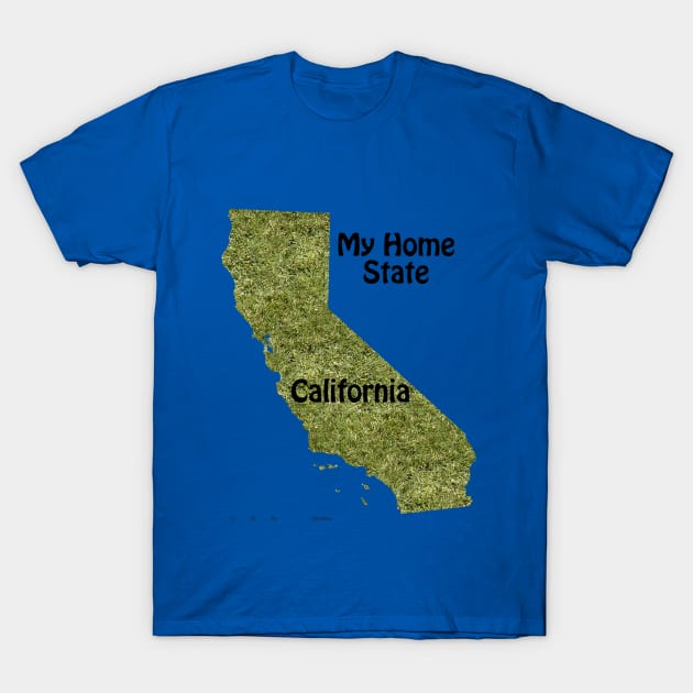 California My Home State T-Shirt by BKMuir